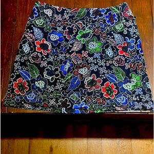 Zara floral mini-skirt